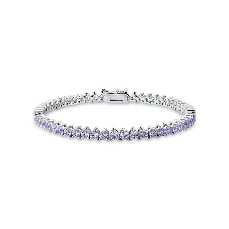 Pulseira Riviera Com Zircônias Redondas