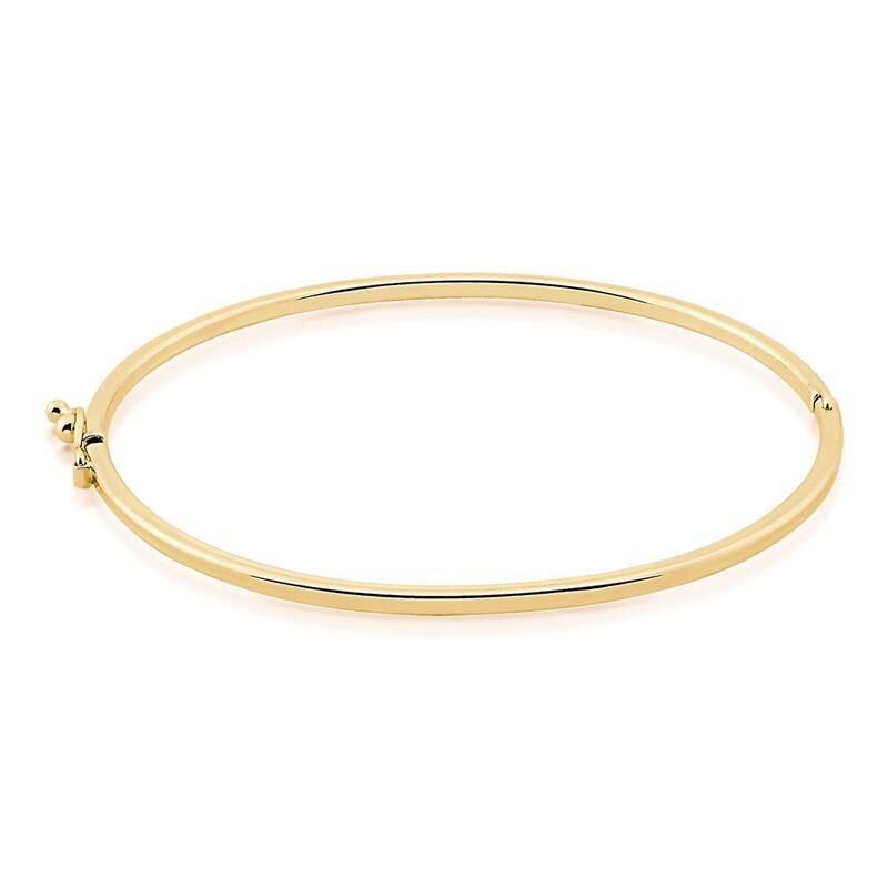 Bracelete Algema Com Aro Quadrado E Liso