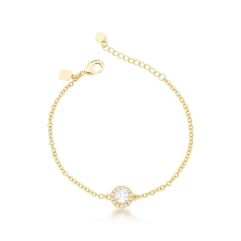 Pulseira Com Pingente Redondo